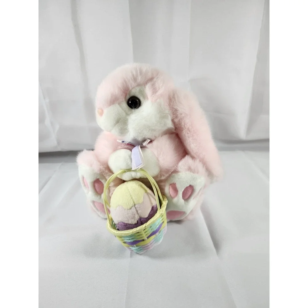 Vintage Easter Bunny Fluffy Friends Big Feet 10